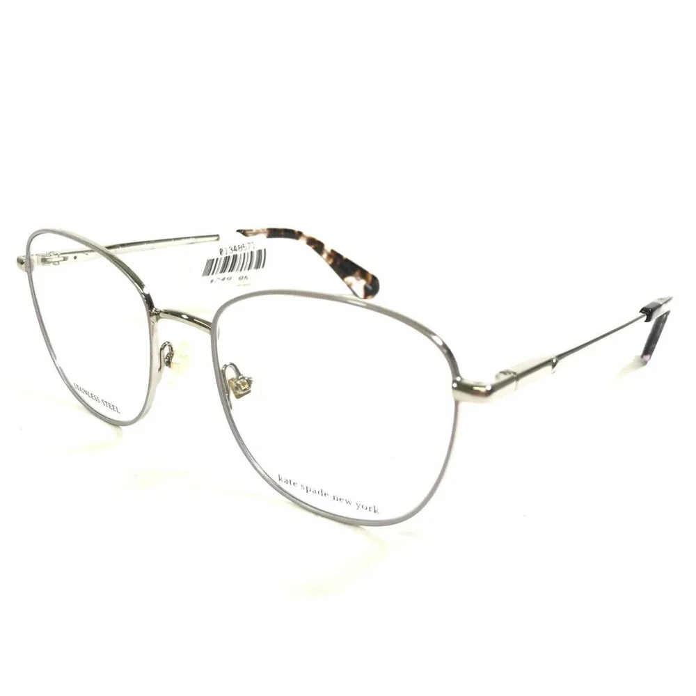 Kate Spade Eyeglasses Frames MAKENSIE B3V Silver Faint Violet Purple 53-18-140